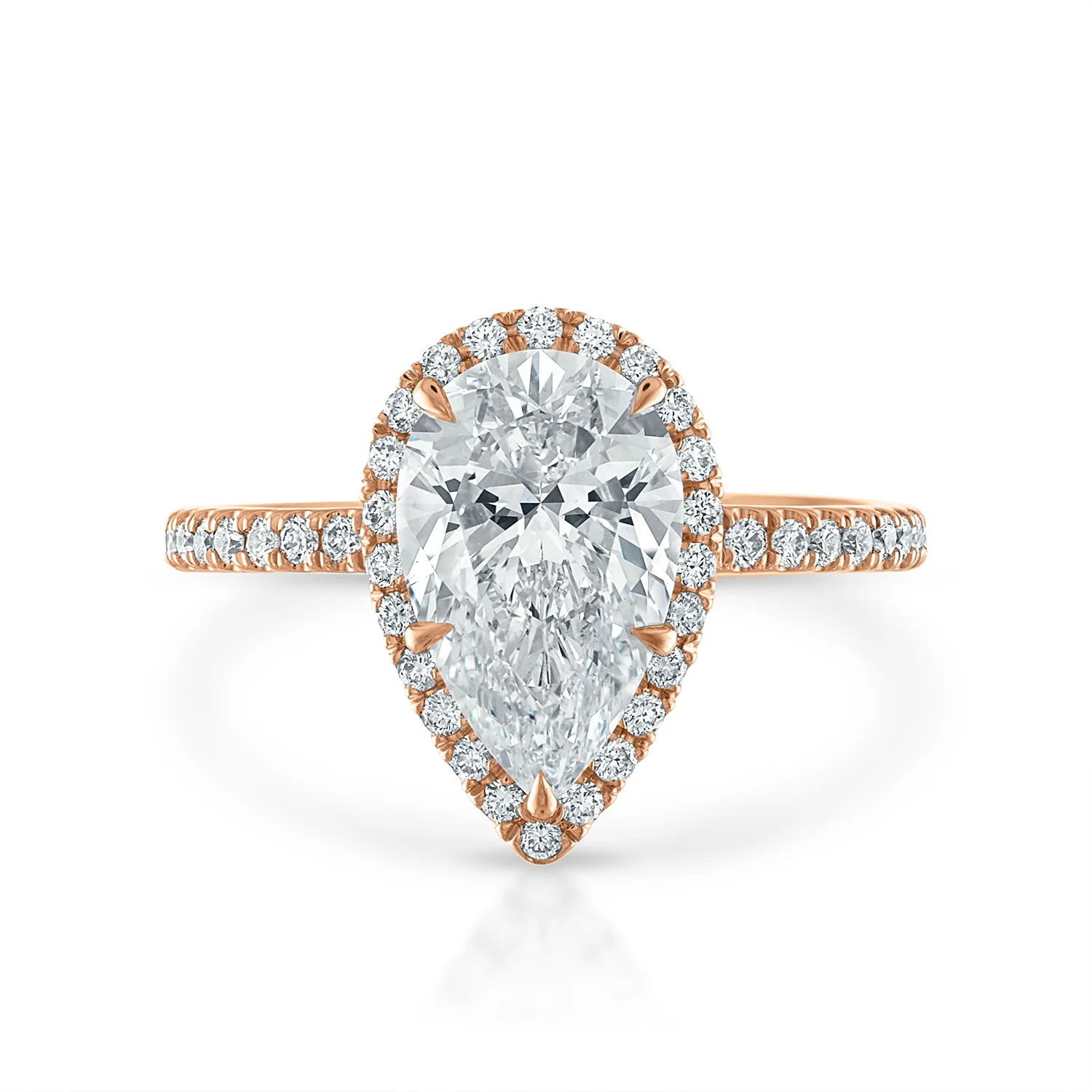 Halo Engagement Ring - Image 14