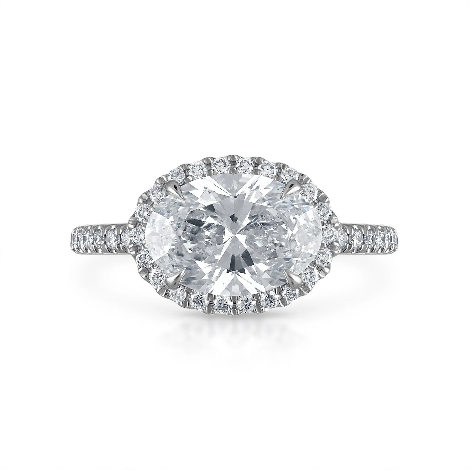 Halo Engagement Ring - Image 16