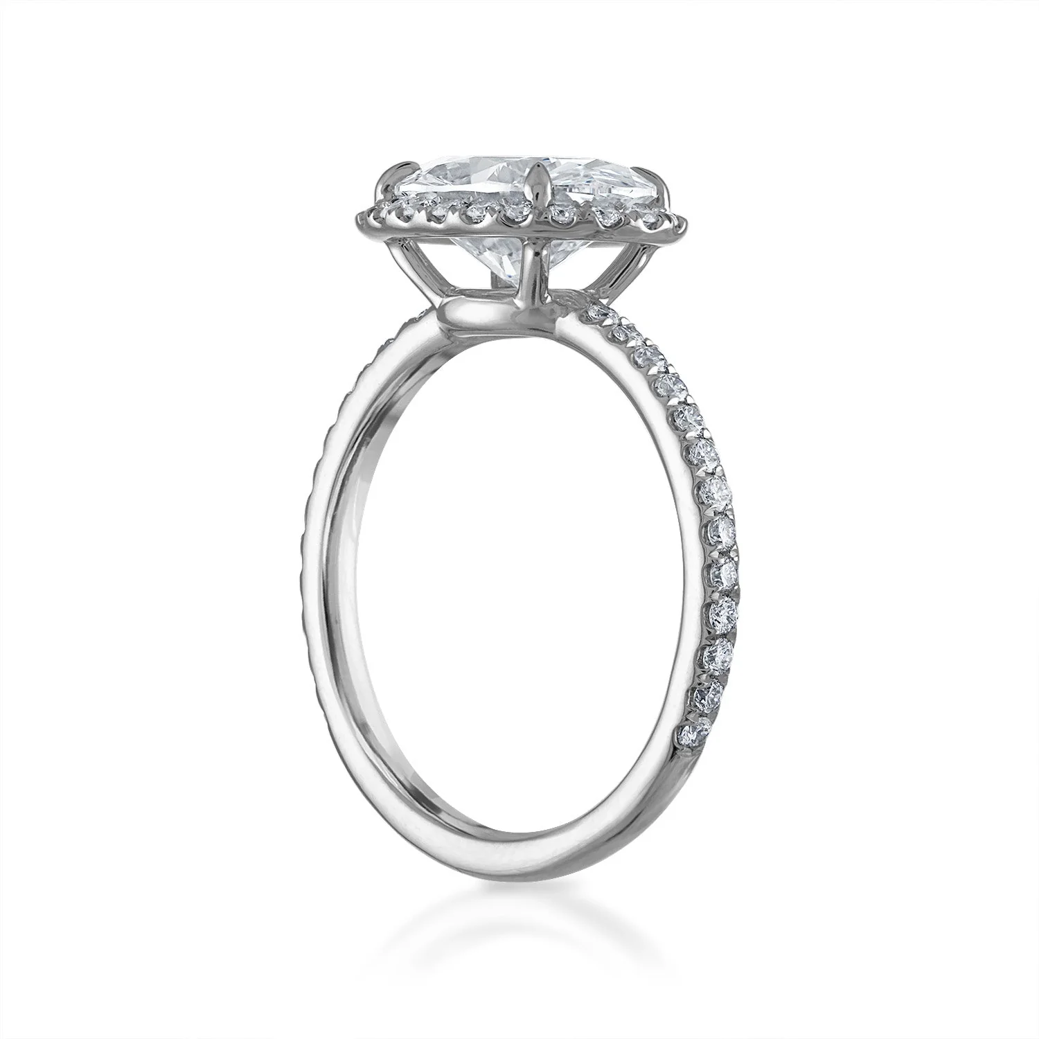 Halo Engagement Ring - Image 19