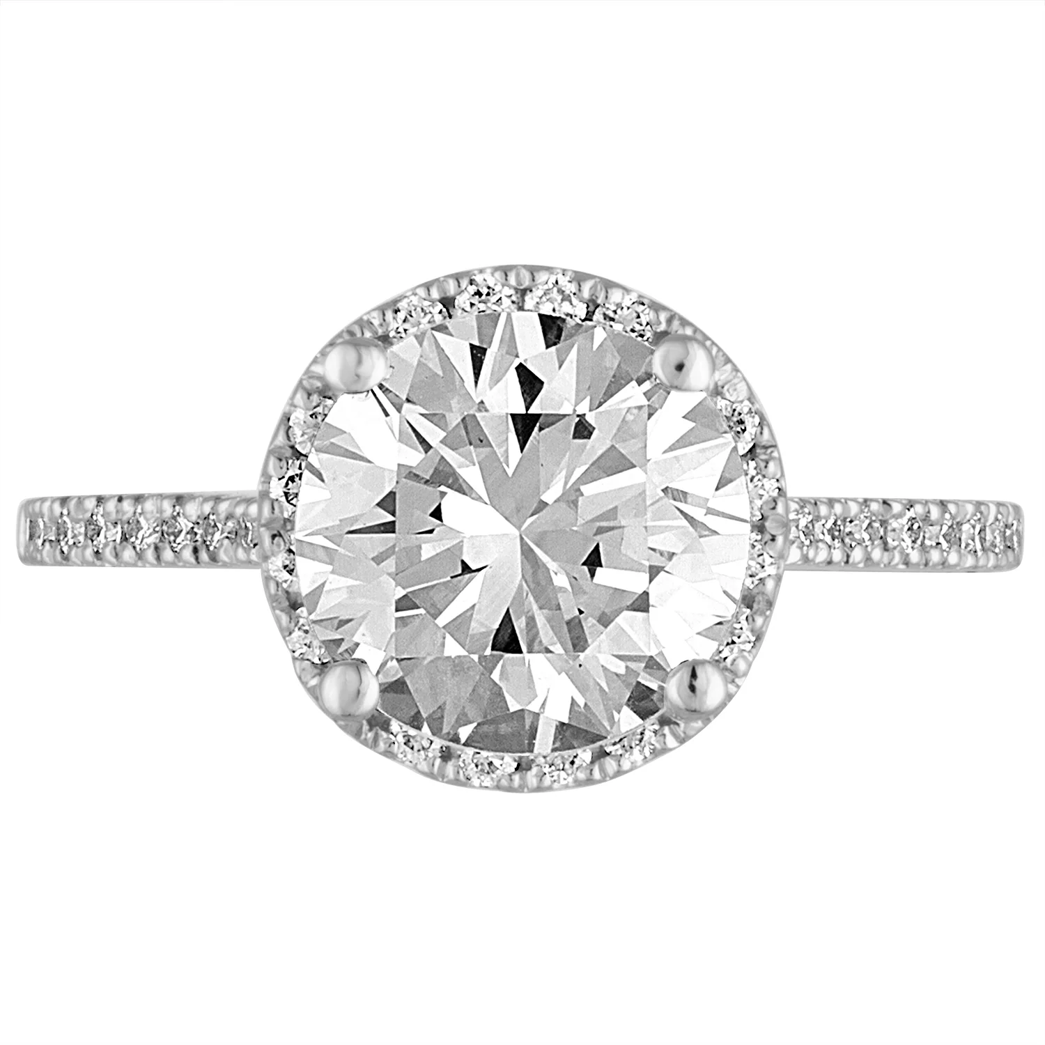 Halo Engagement Ring - Image 4