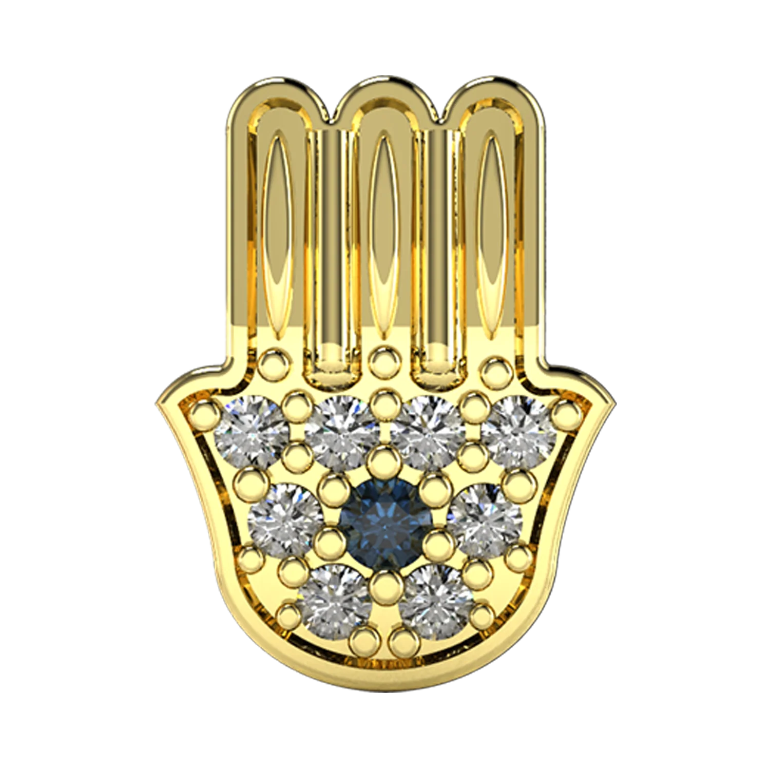 Hamsa Slider Necklace Charm
