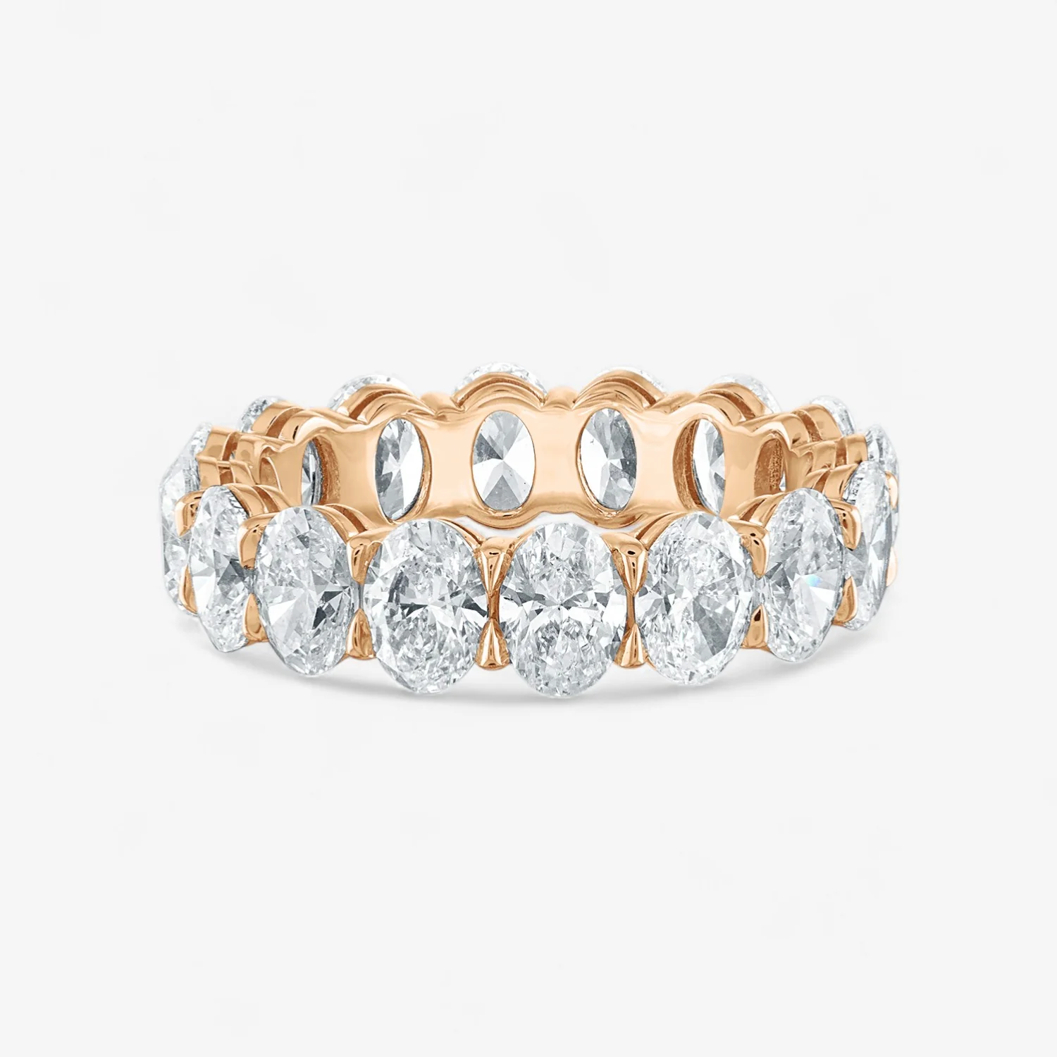 Heart Diamond Eternity Band - Image 14