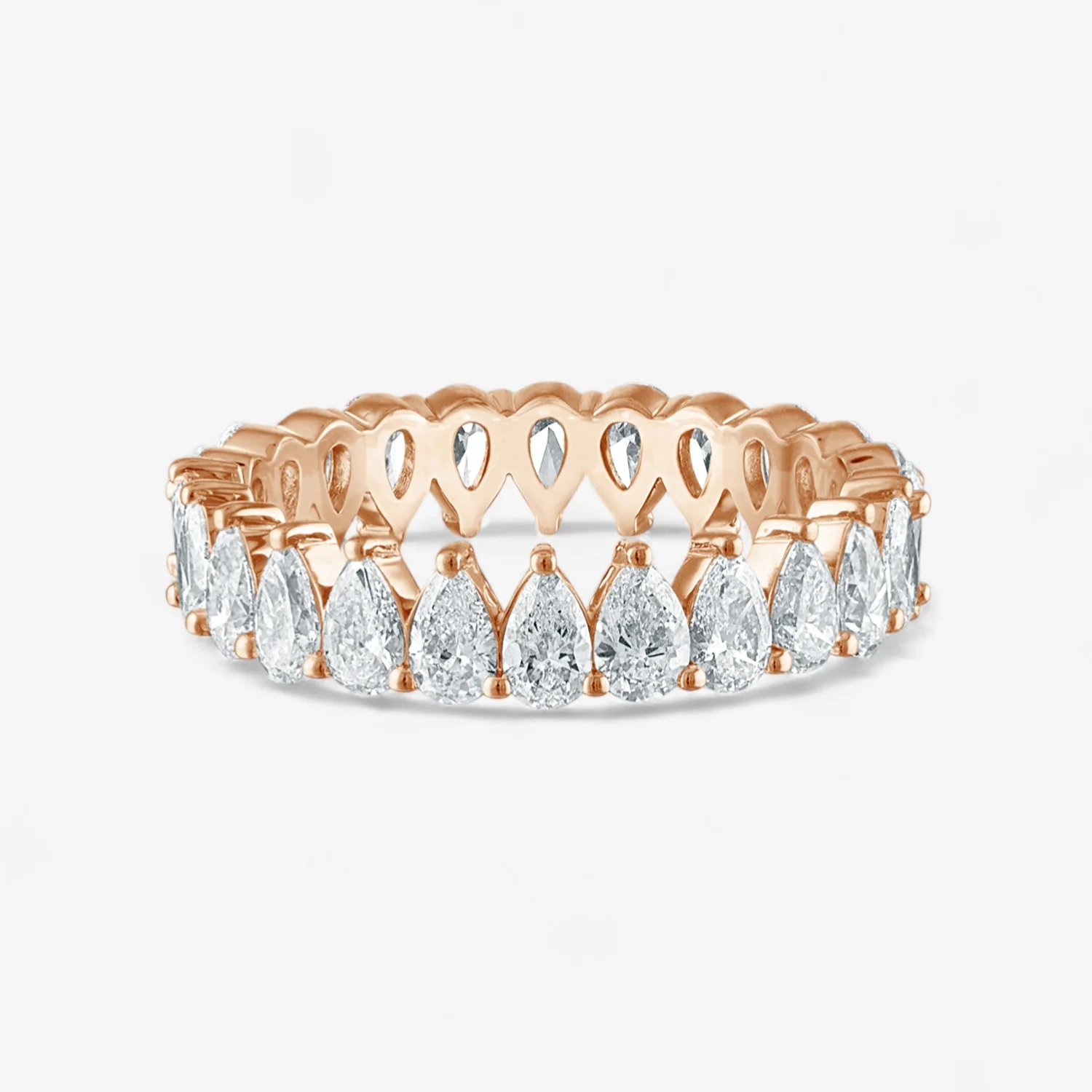Heart Diamond Eternity Band - Image 18