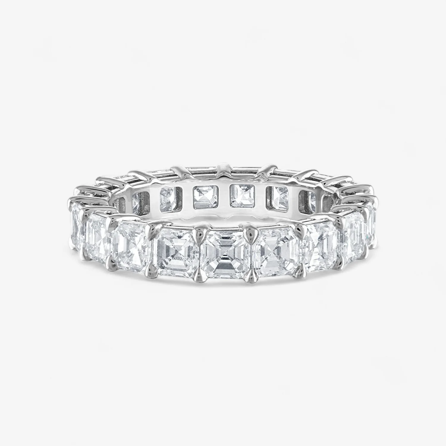 Heart Diamond Eternity Band - Image 4