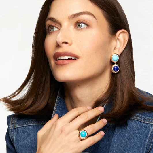 Large Cabochon Candy Button Ring - Image 3