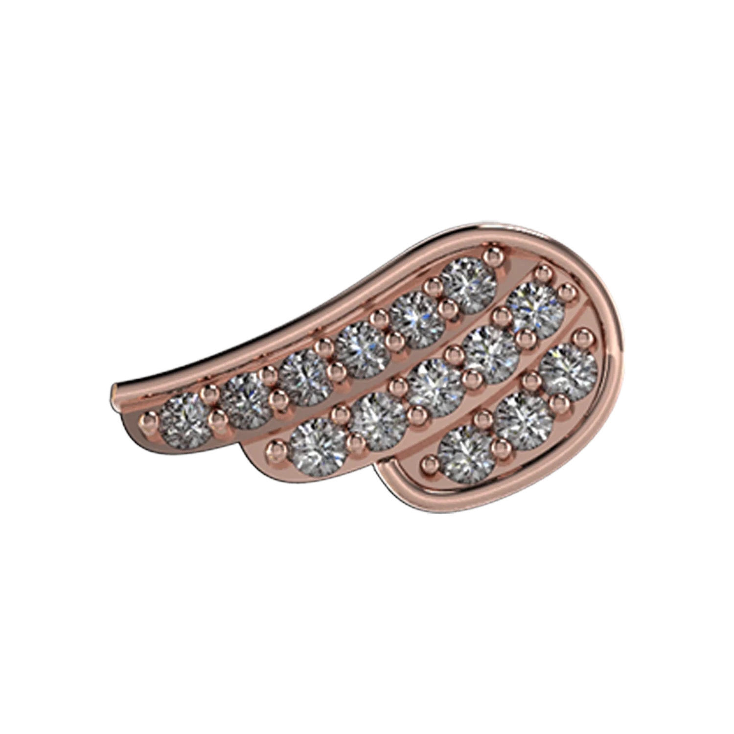 Left Angel Wing Slider Charm - Image 3