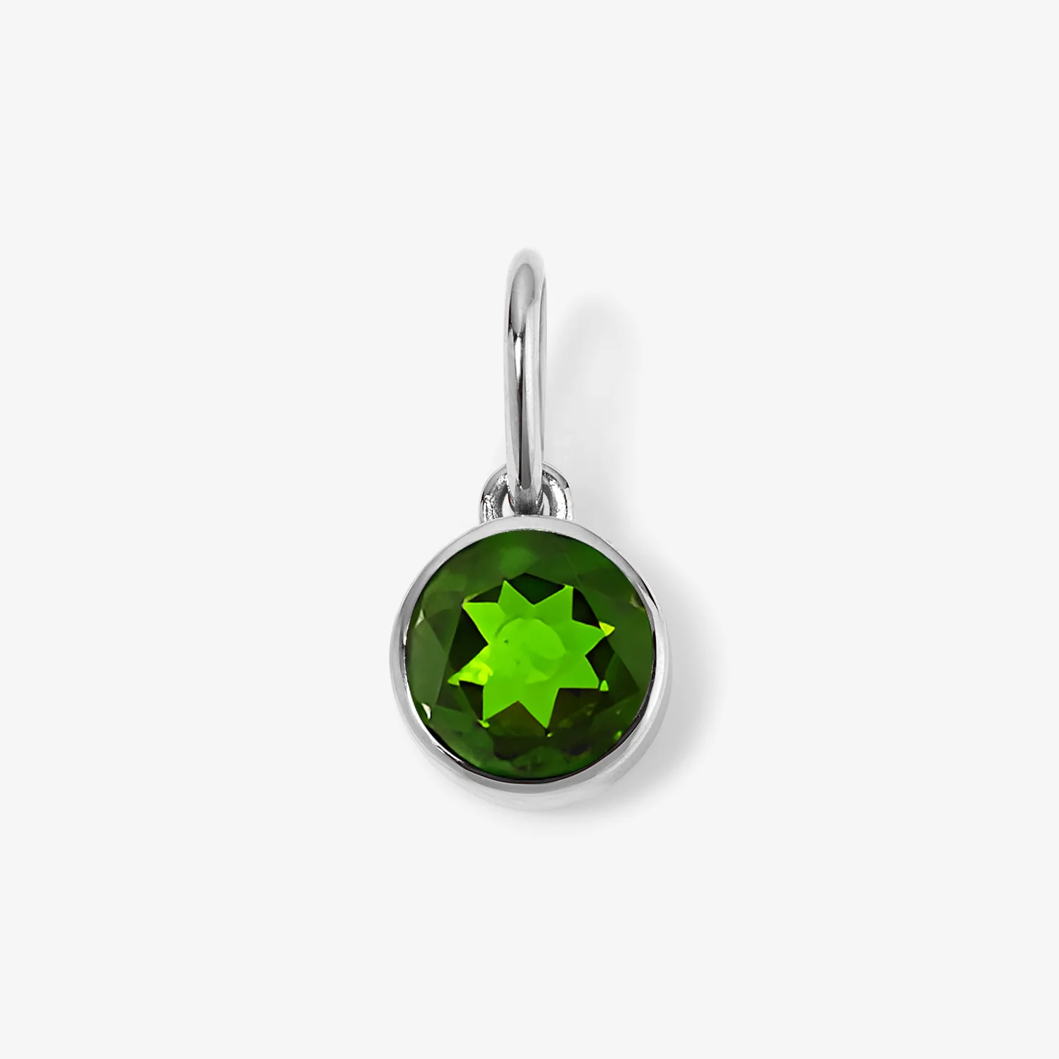 Margot Emerald Birthstone Bezel Charm - Image 2