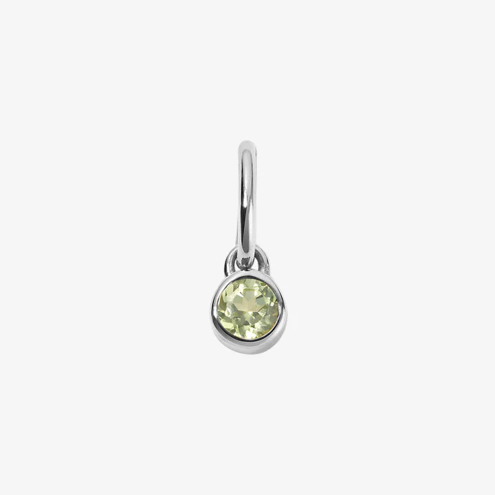 Margot Peridot Birthstone Bezel Charm - Image 5