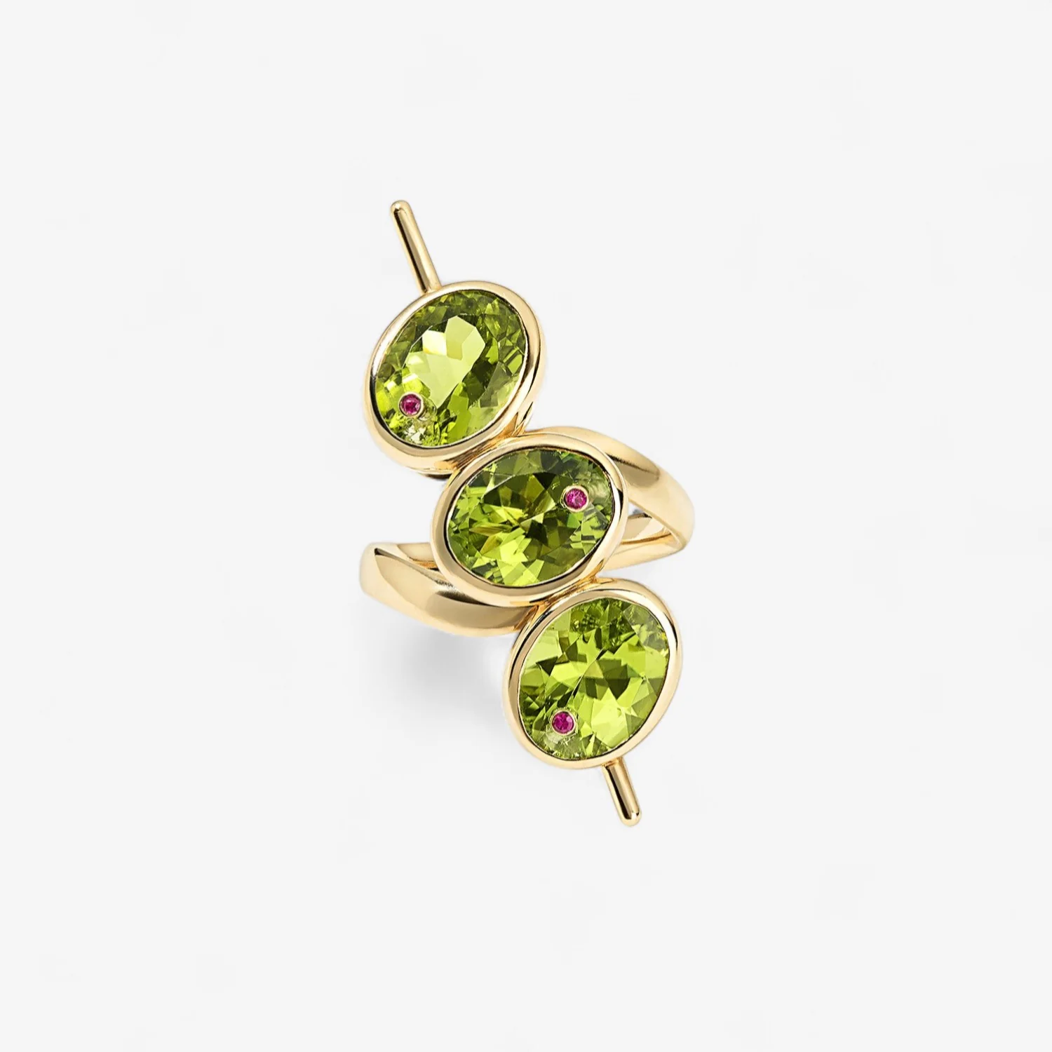 Cocktail Martini Olive Ring