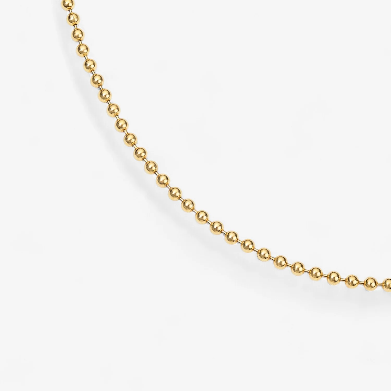 Cleo Medium Gold Bead Chain - Image 4