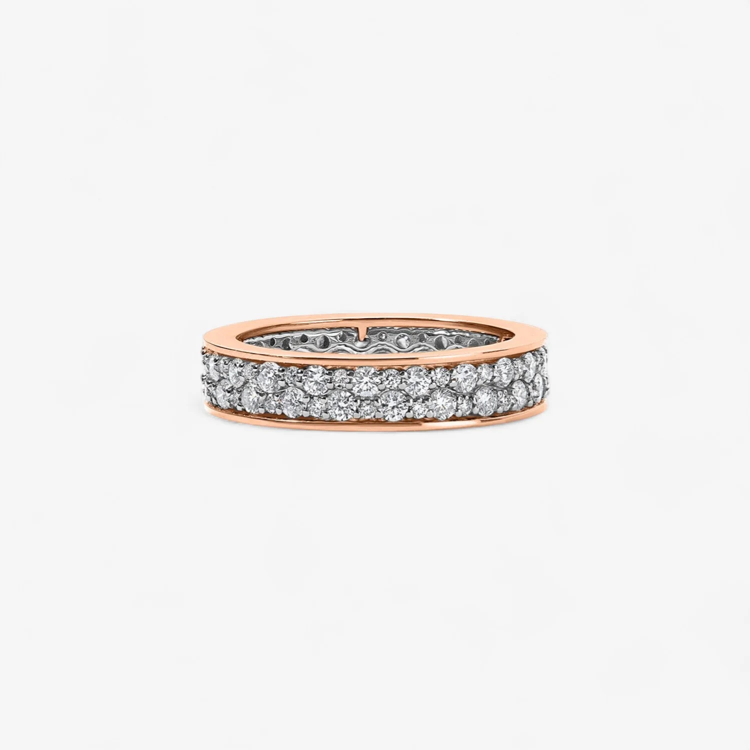 Signature Mini Scalloped Diamond Stack Rings - Image 3