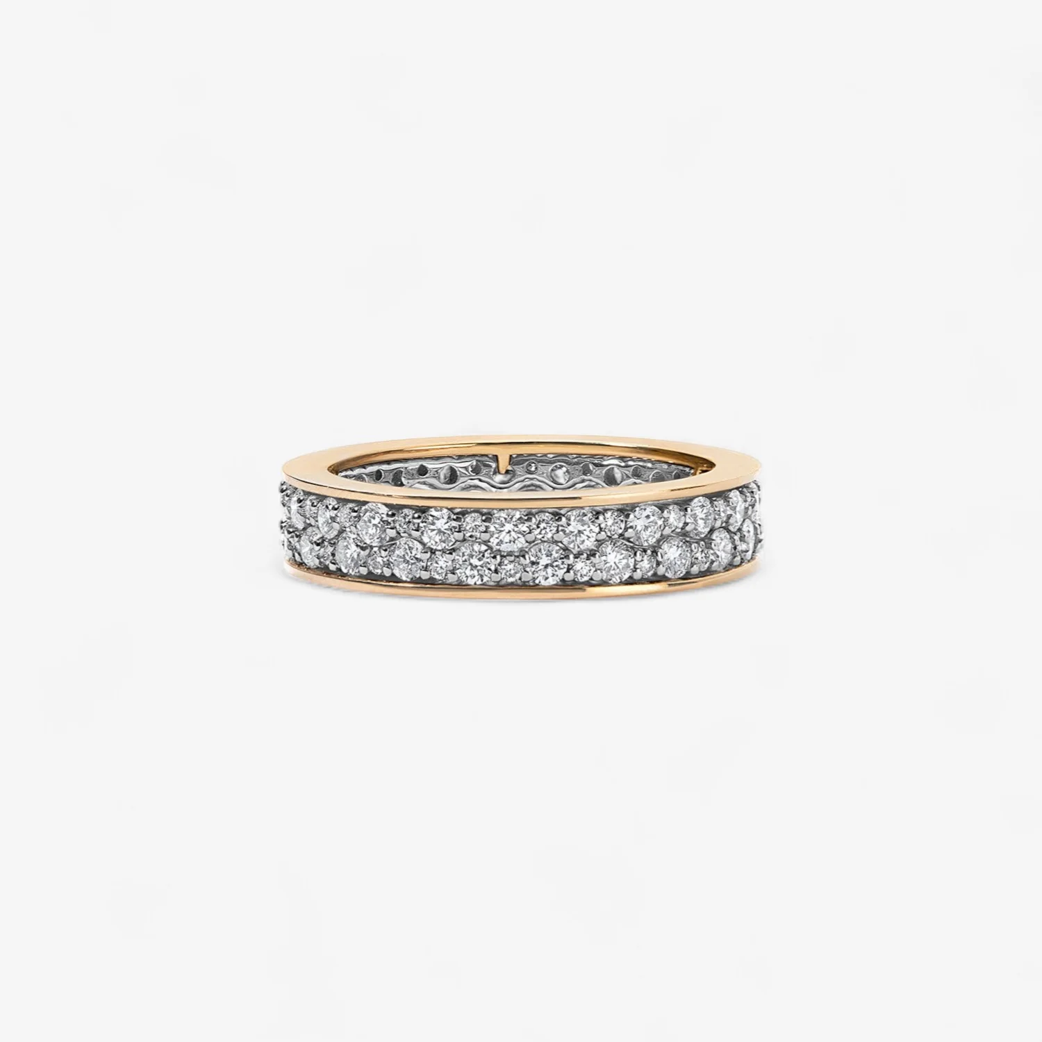Signature Mini Scalloped Diamond Stack Rings - Image 5