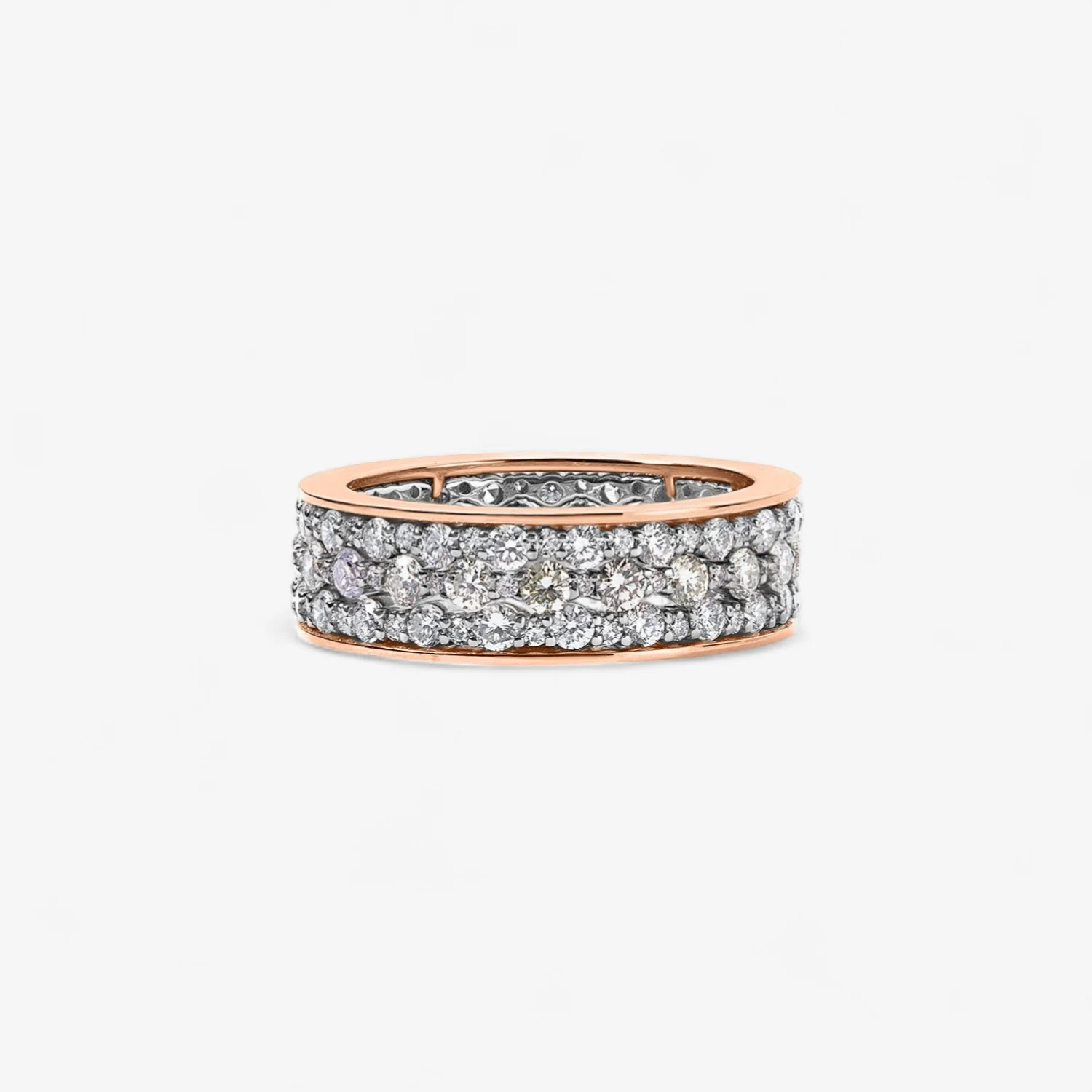 Signature Mini Scalloped Diamond Stack Rings - Image 6