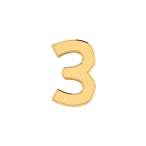 Slider Number 3 Charm