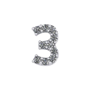 Slider Number 3 Charm - Image 3
