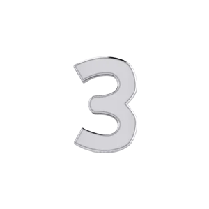 Slider Number 3 Charm - Image 4
