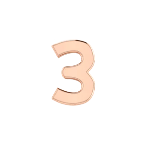 Slider Number 3 Charm - Image 6