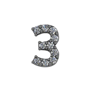 Slider Number 3 Charm - Image 8