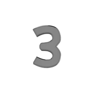 Slider Number 3 Charm - Image 9