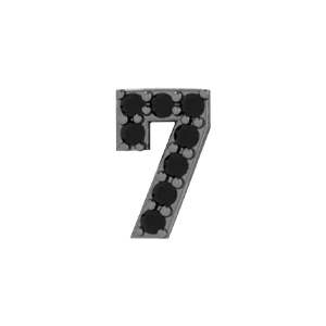 Slider Number 7 Charm
