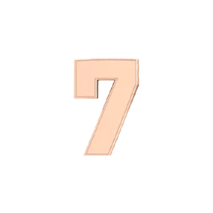 Slider Number 7 Charm - Image 5