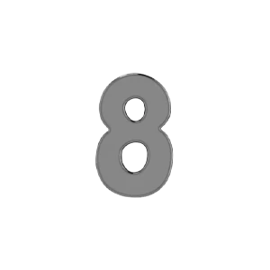 Slider Number 8 Charm - Image 3