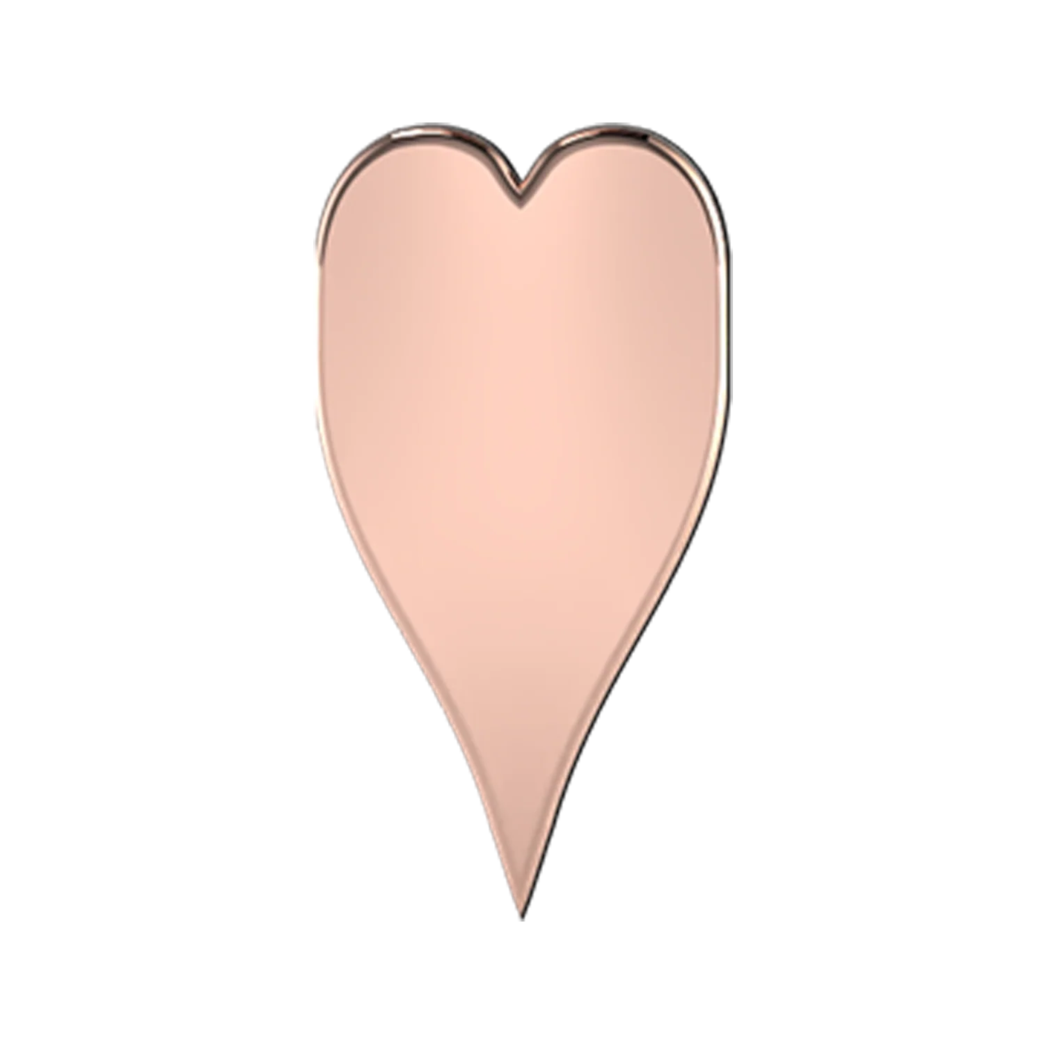 Slider Solid Heart Charm - Image 2