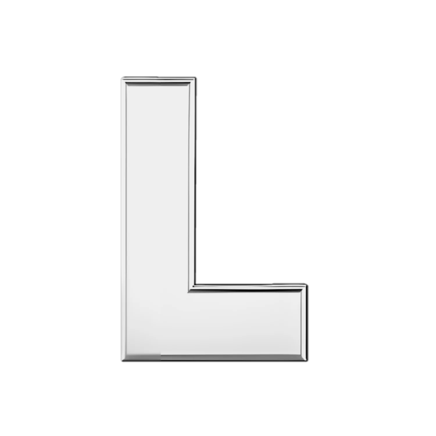 Slider Solid Letter L Charm - Image 3