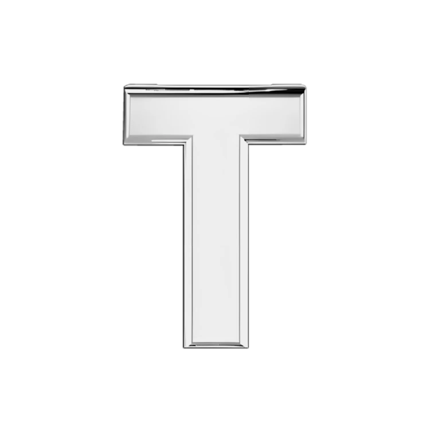 Slider Solid Letter T Charm - Image 3