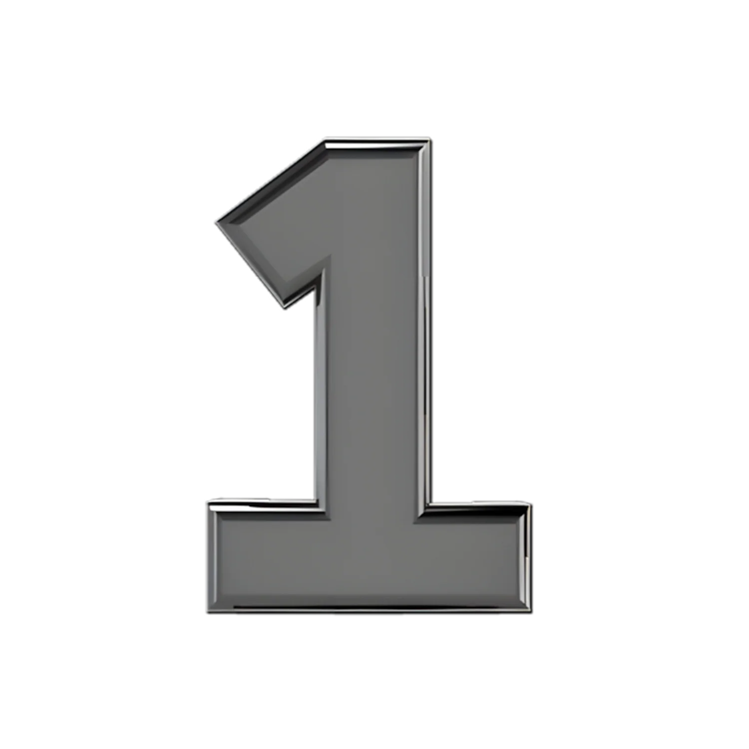 Slider Solid Number 1 Charm