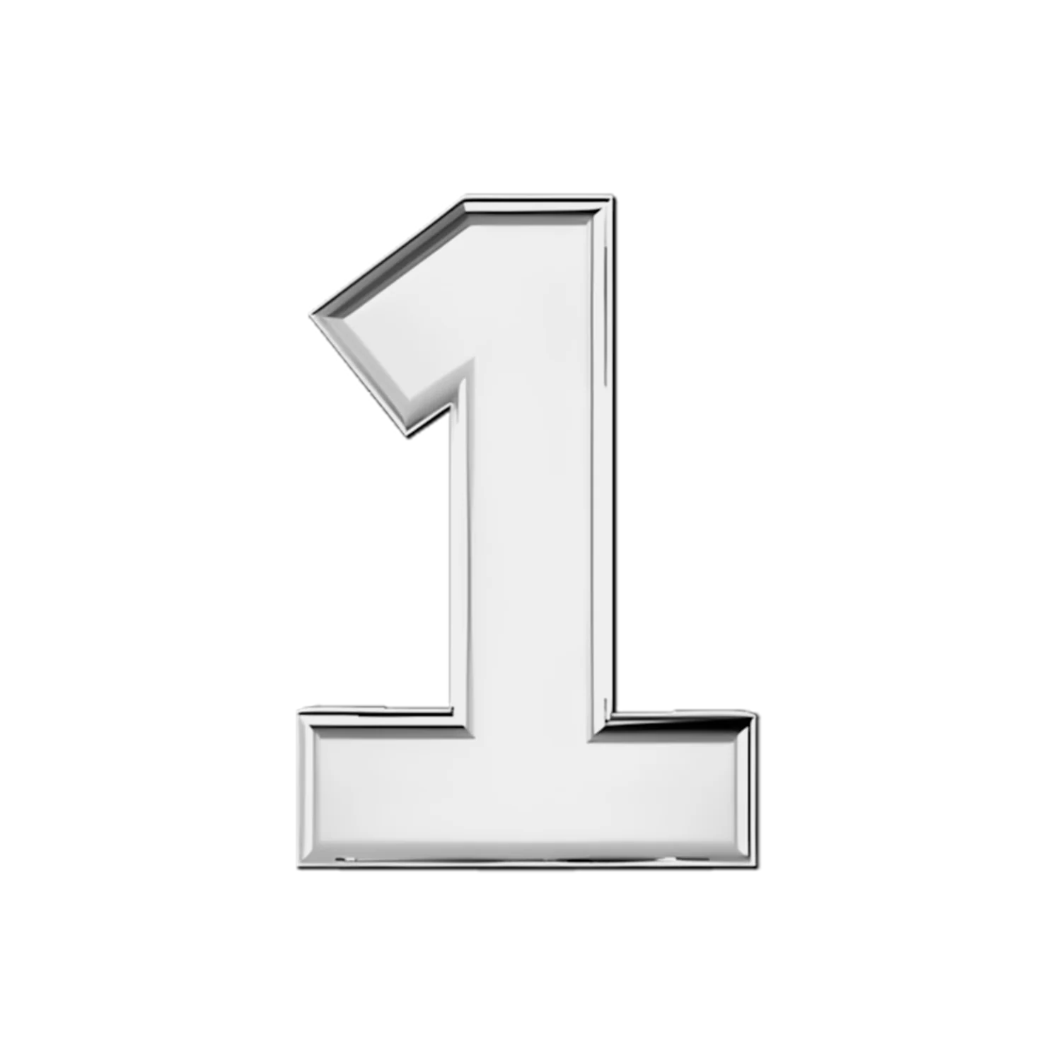 Slider Solid Number 1 Charm - Image 3