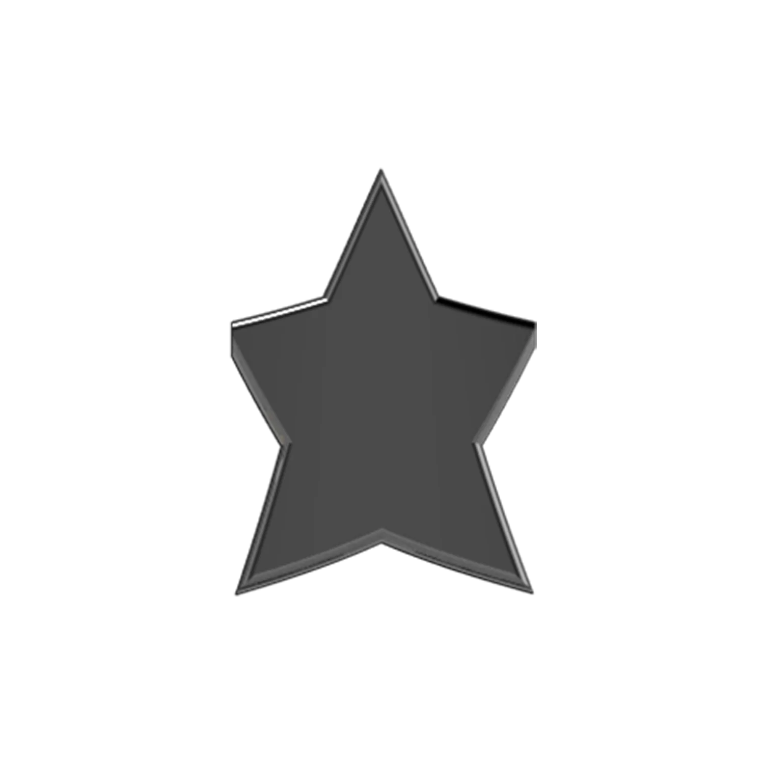 Slider Solid Star Charm
