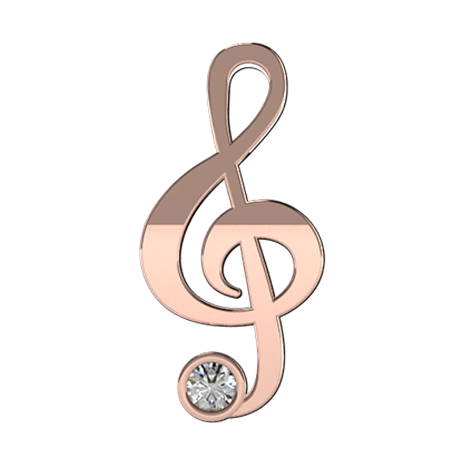 Slider Treble Clef Charm - Image 2