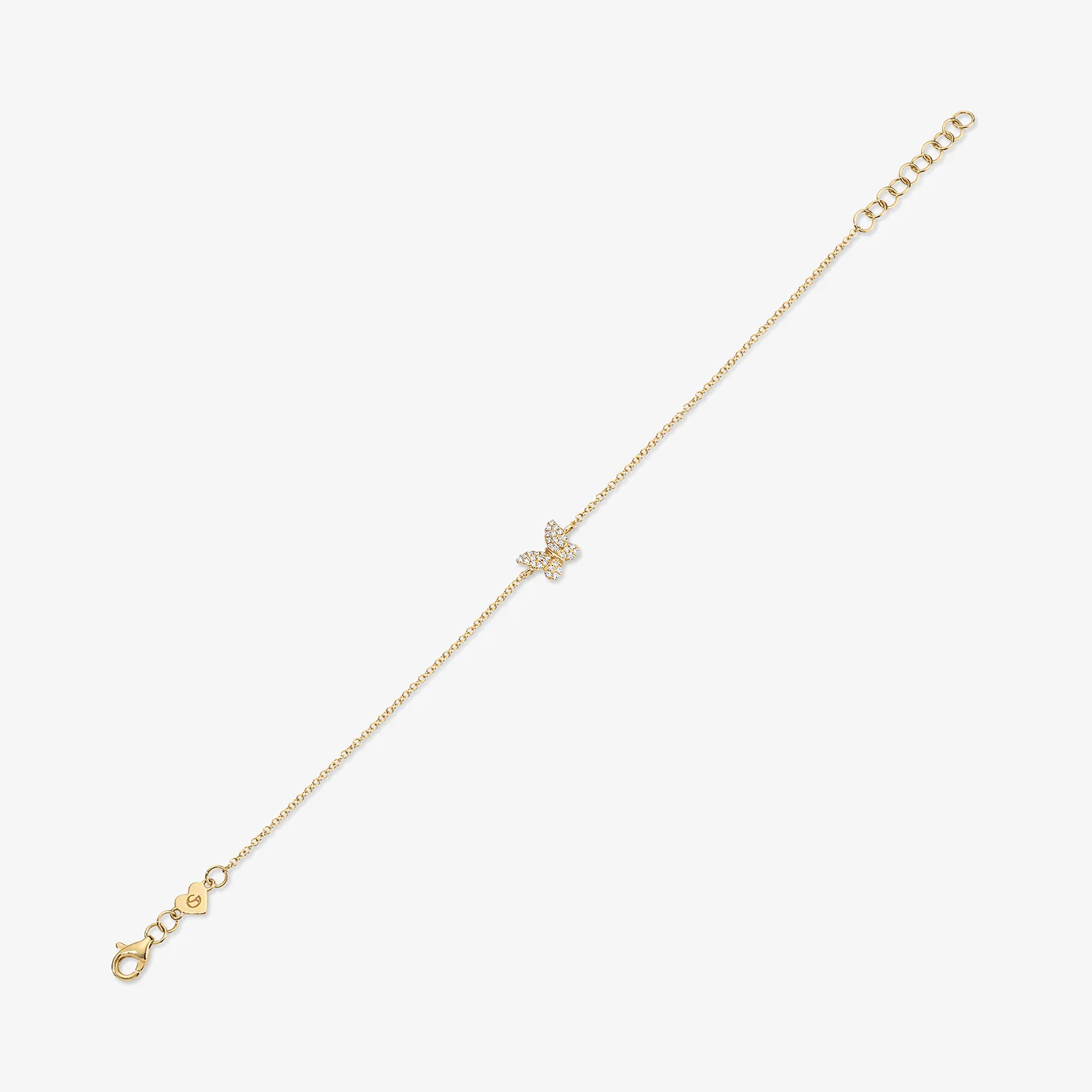 Mini Token Pave Butterfly Bracelet - Image 3