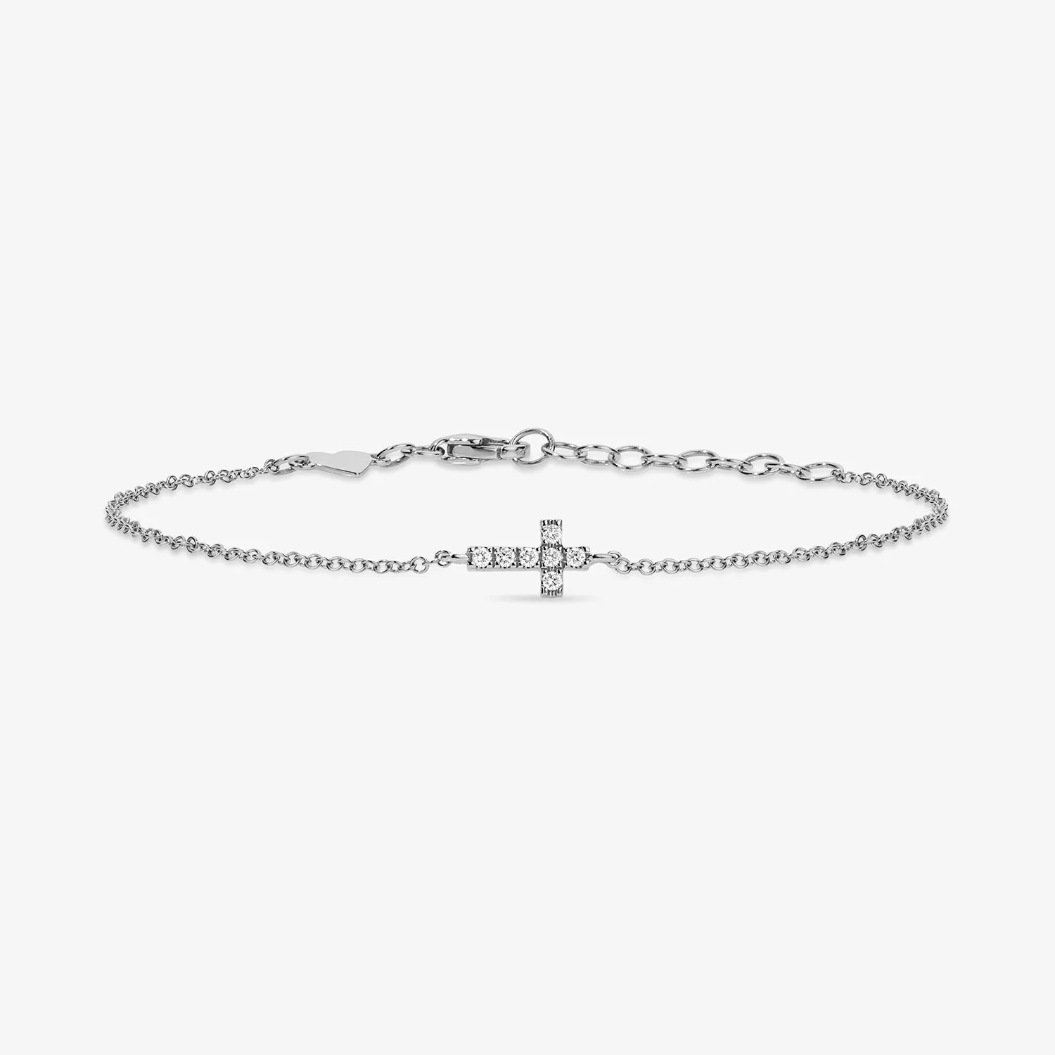 Mini Token Pave Cross Bracelet - Image 2