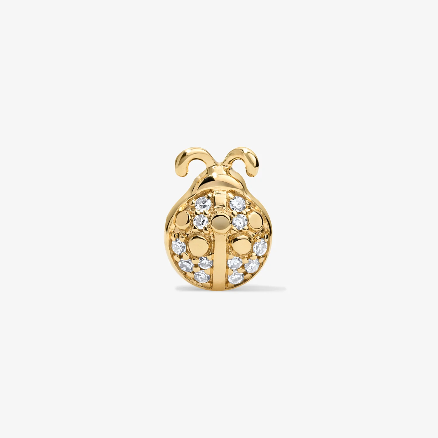 Mini Token Pave Ladybug Studs - Image 3