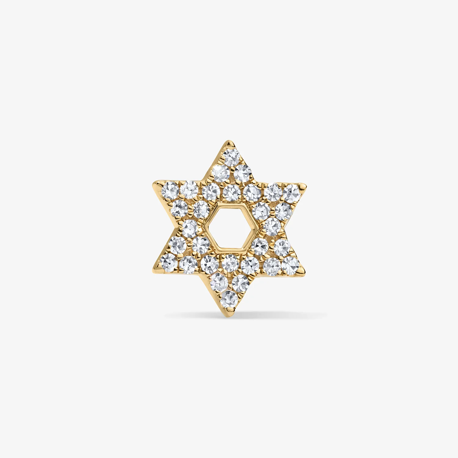 Mini Token Pave Star of David Studs - Image 3