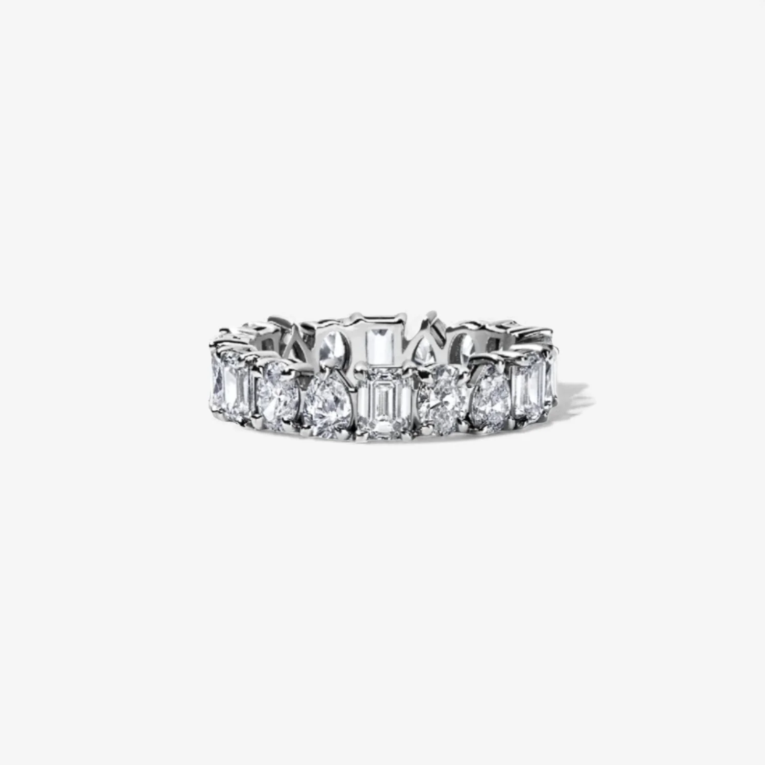 Mixed Shaped Eternity Band 4.07ct