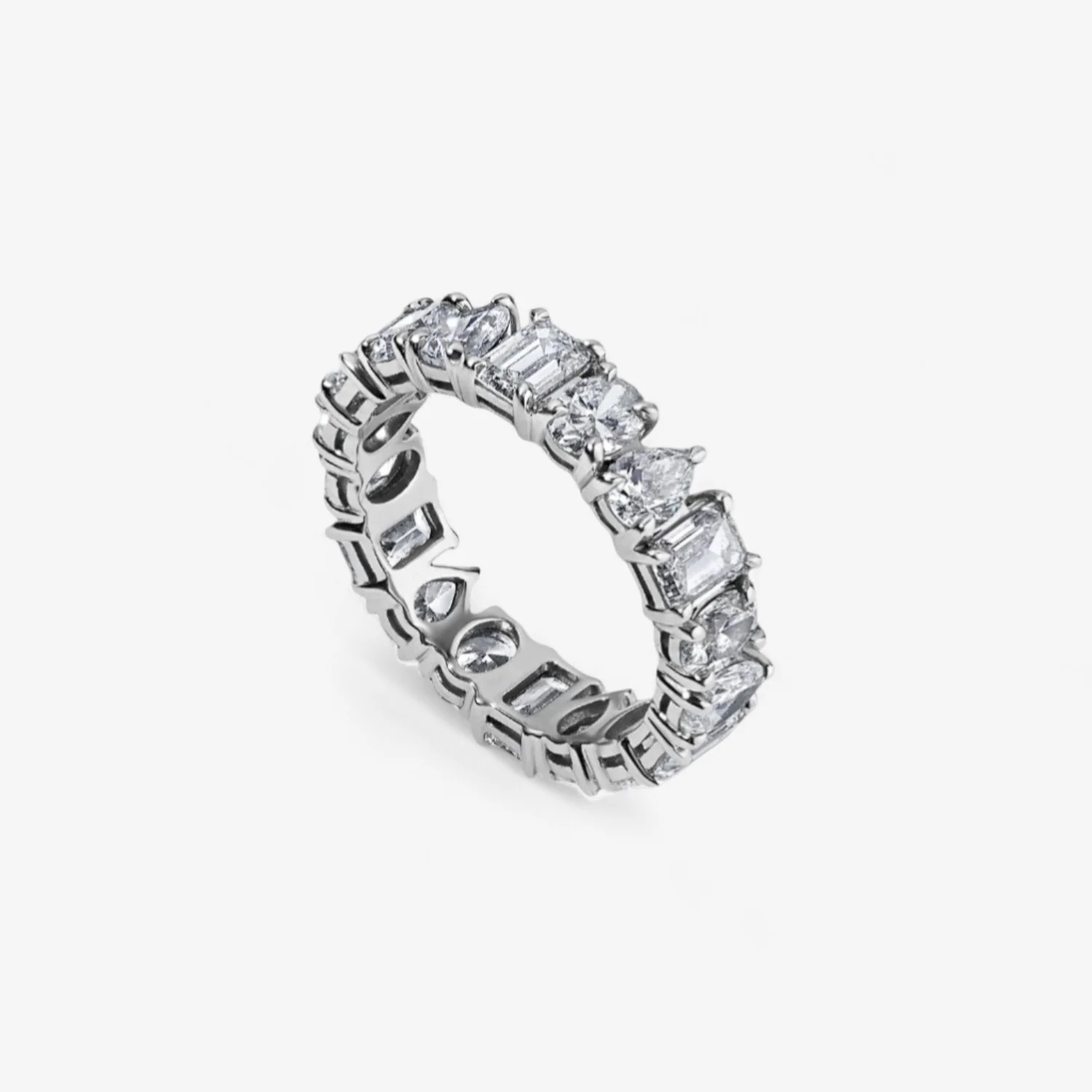 Mixed Shaped Eternity Band 4.07ct - Image 2