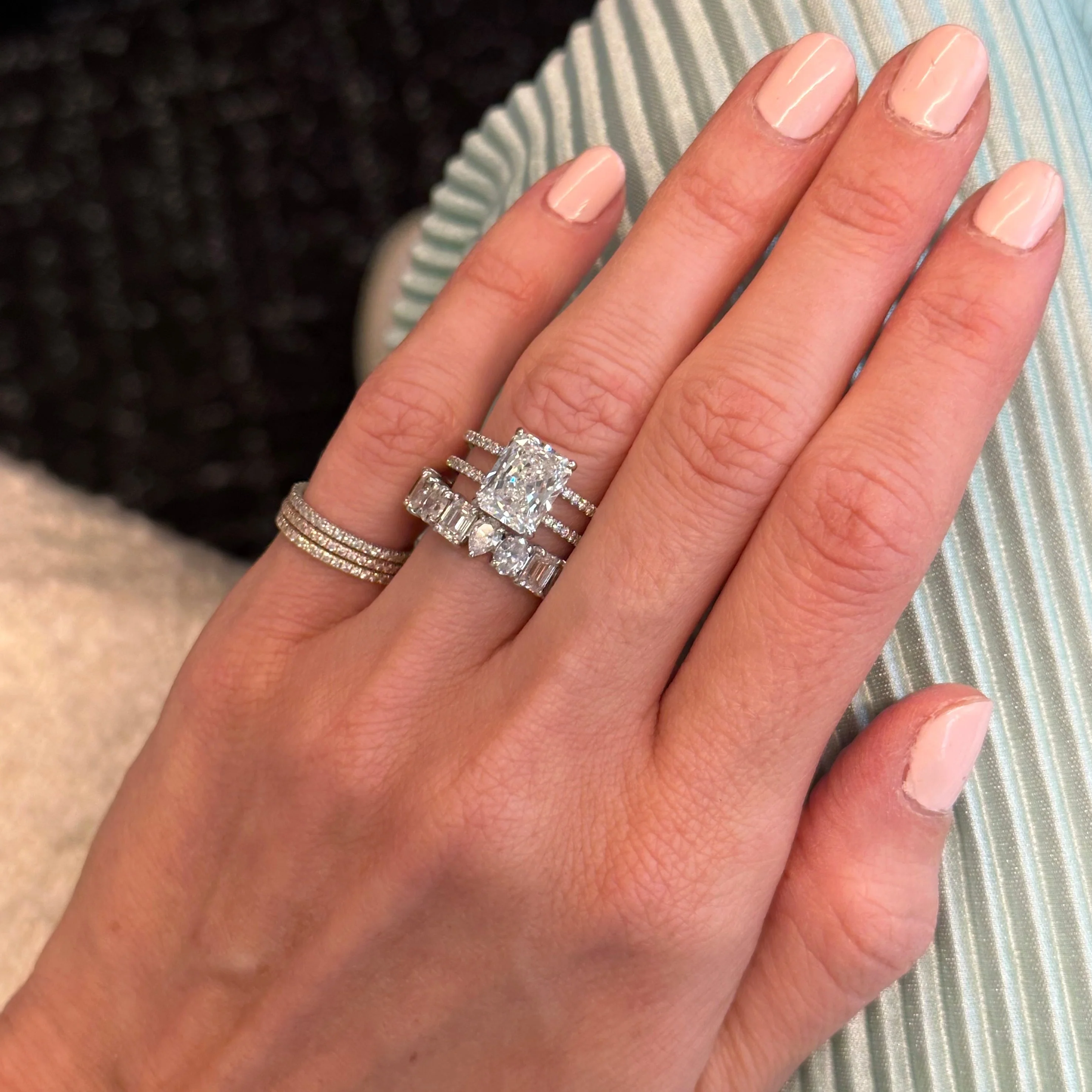 Mixed Shaped Eternity Band 4.07ct - Image 3