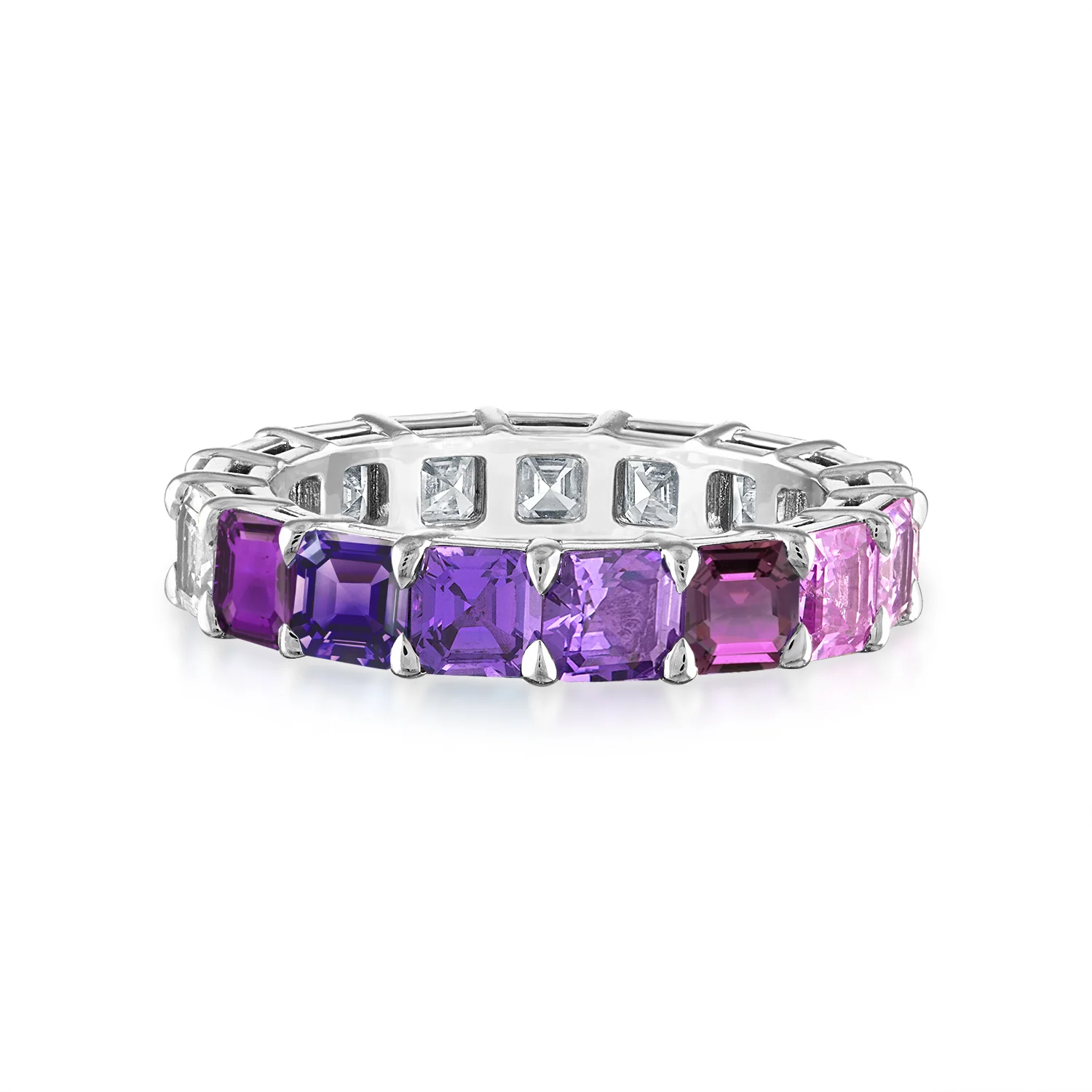 Monochromatic Ombre and Diamond Eternity Band - Image 10