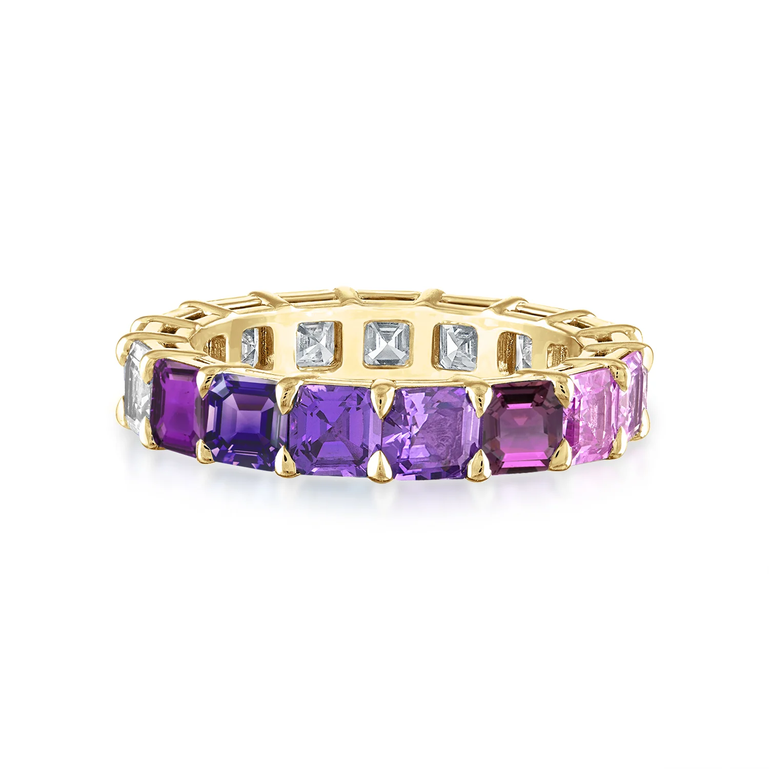 Monochromatic Ombre and Diamond Eternity Band - Image 12