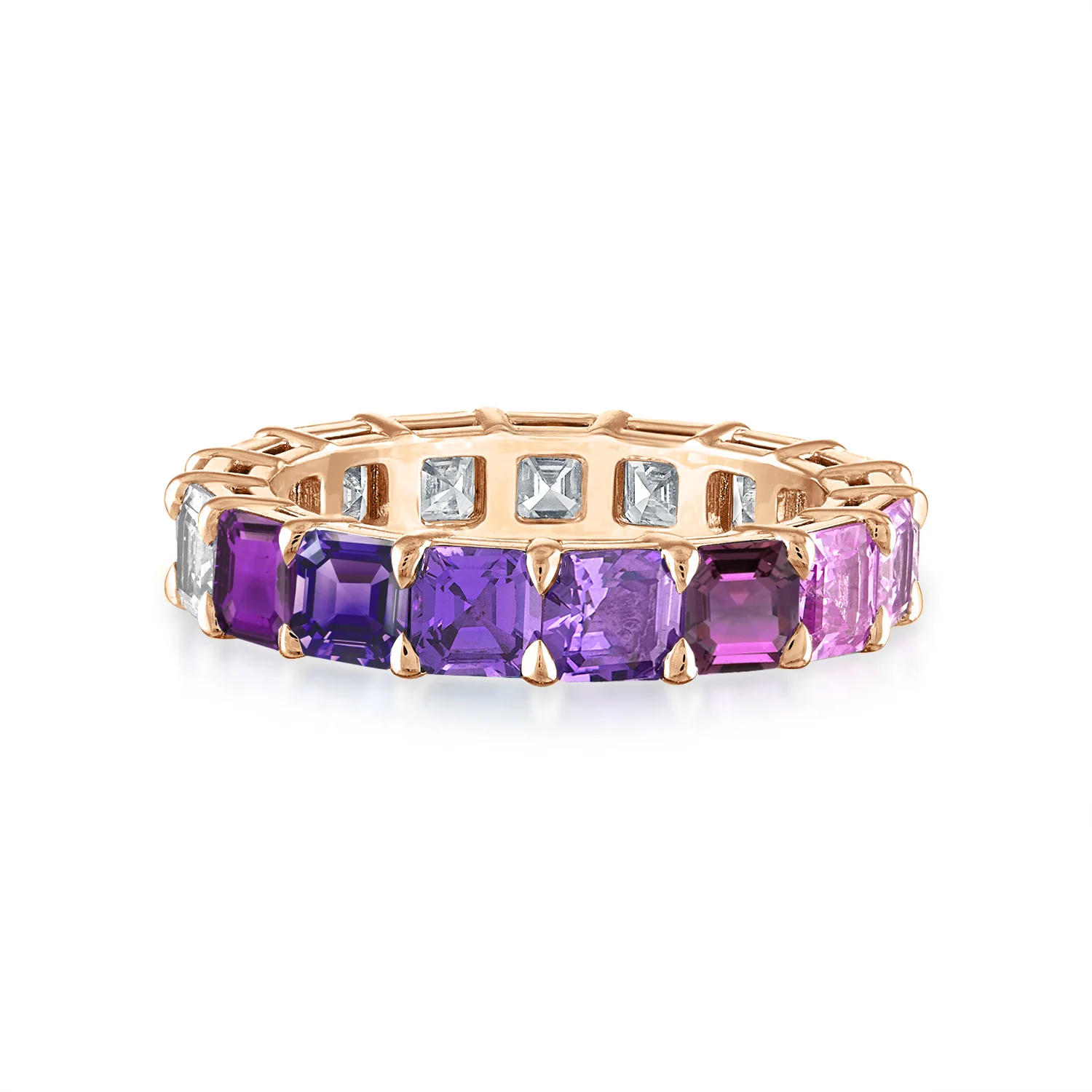 Monochromatic Ombre and Diamond Eternity Band - Image 13