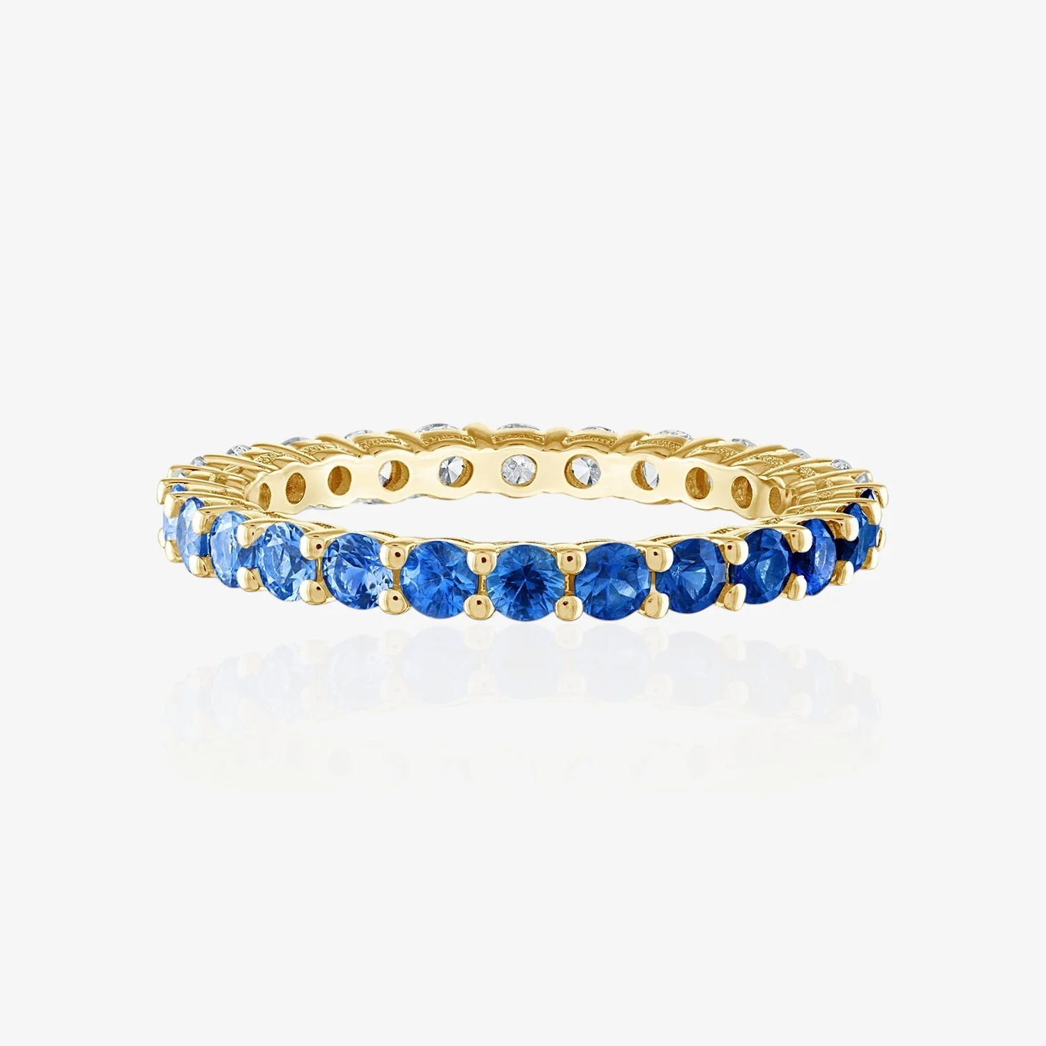 Monochromatic Ombre and Diamond Eternity Band - Image 2