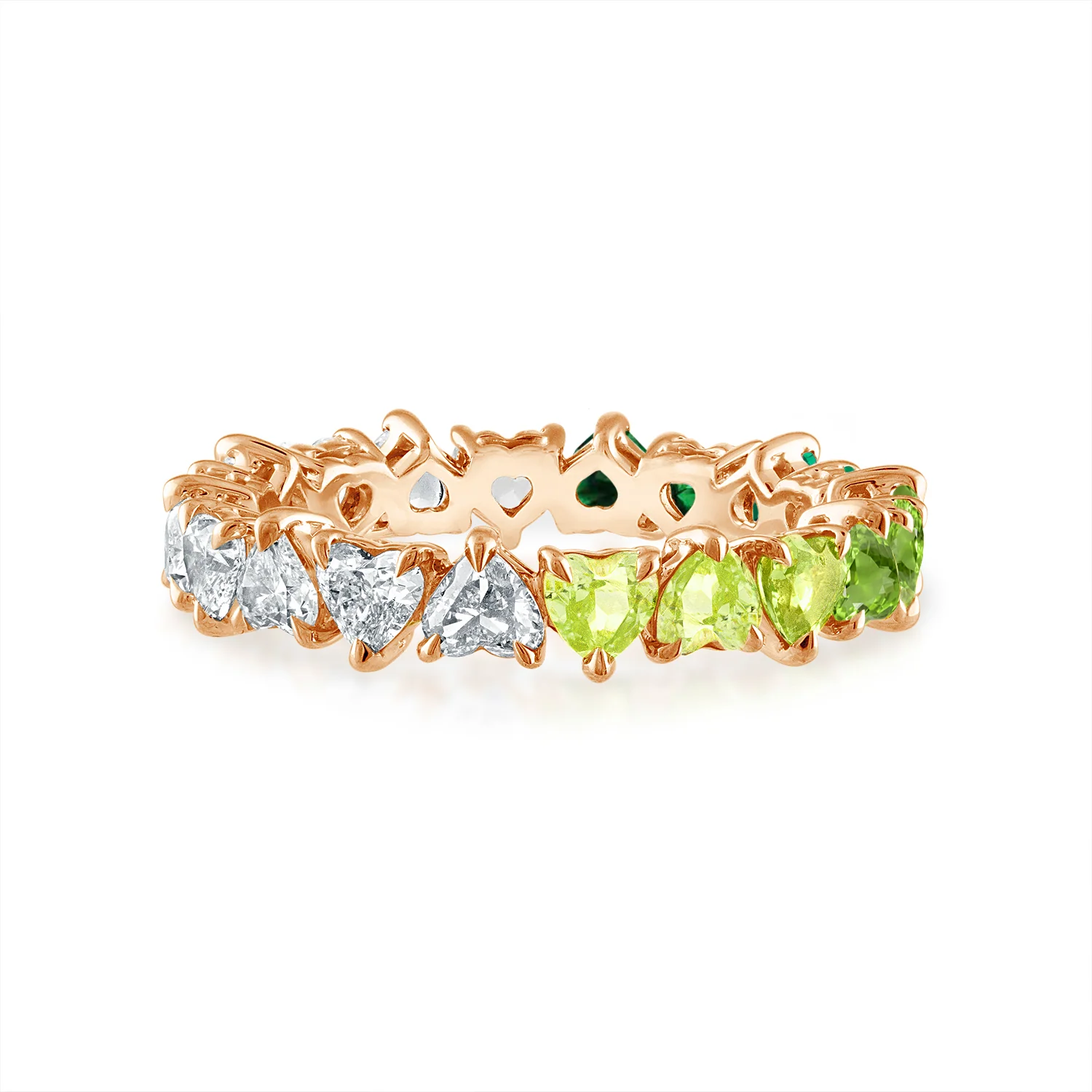 Monochromatic Ombre and Diamond Eternity Band - Image 5