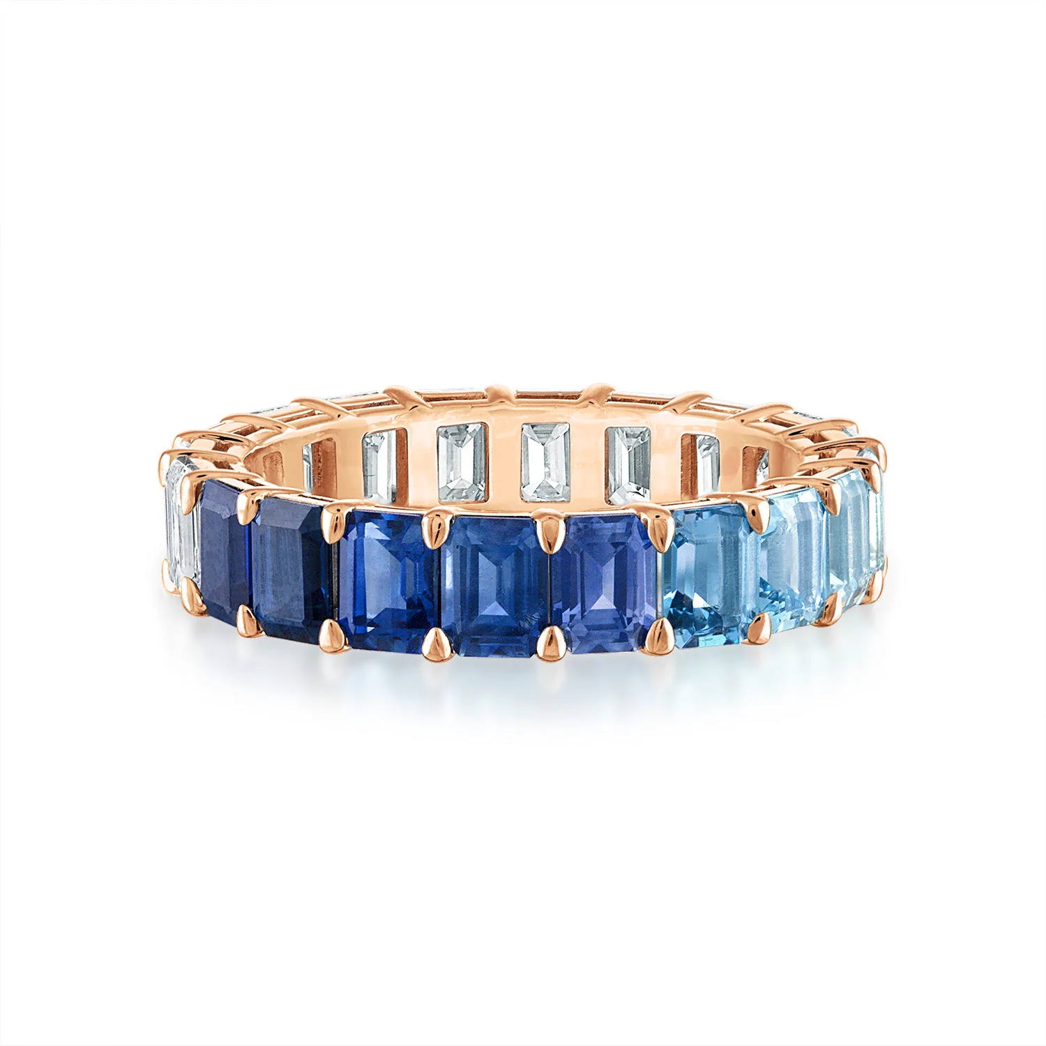Monochromatic Ombre and Diamond Eternity Band - Image 8