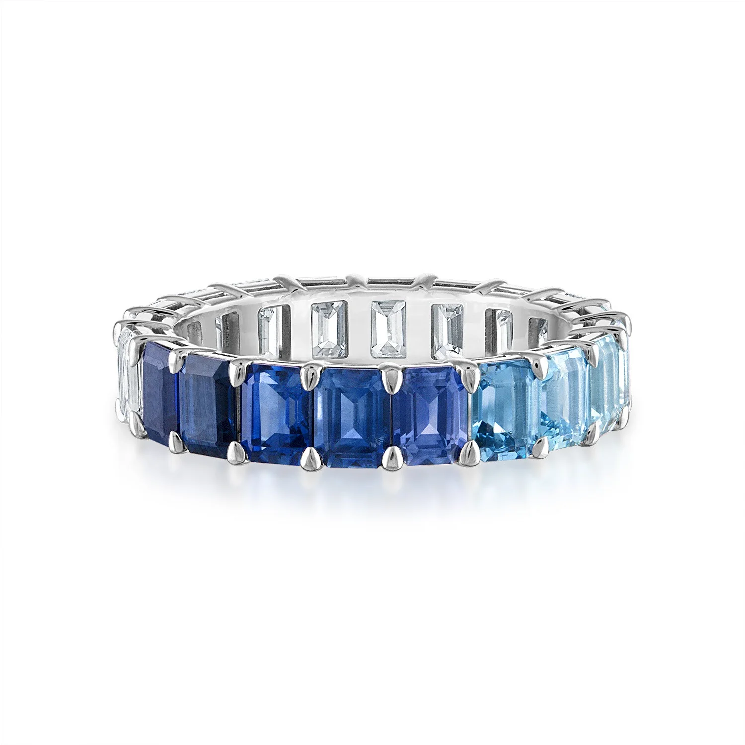 Monochromatic Ombre and Diamond Eternity Band - Image 9