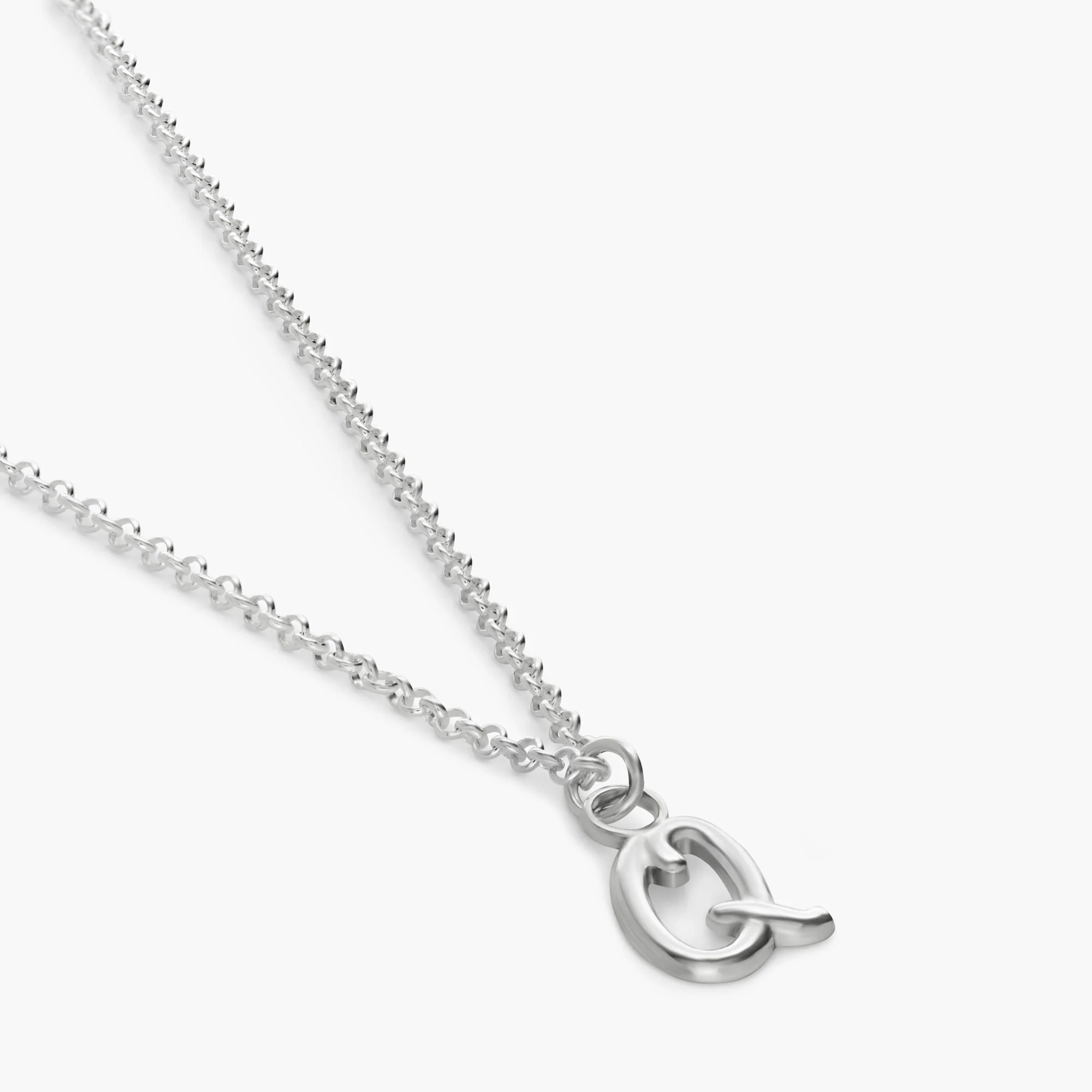 My Mini Signature Initial- Silver