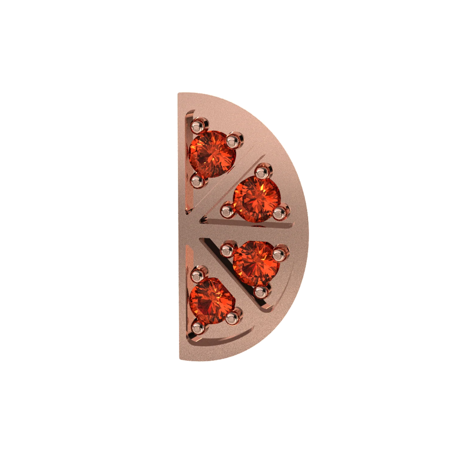 Slider Orange Slice Charm