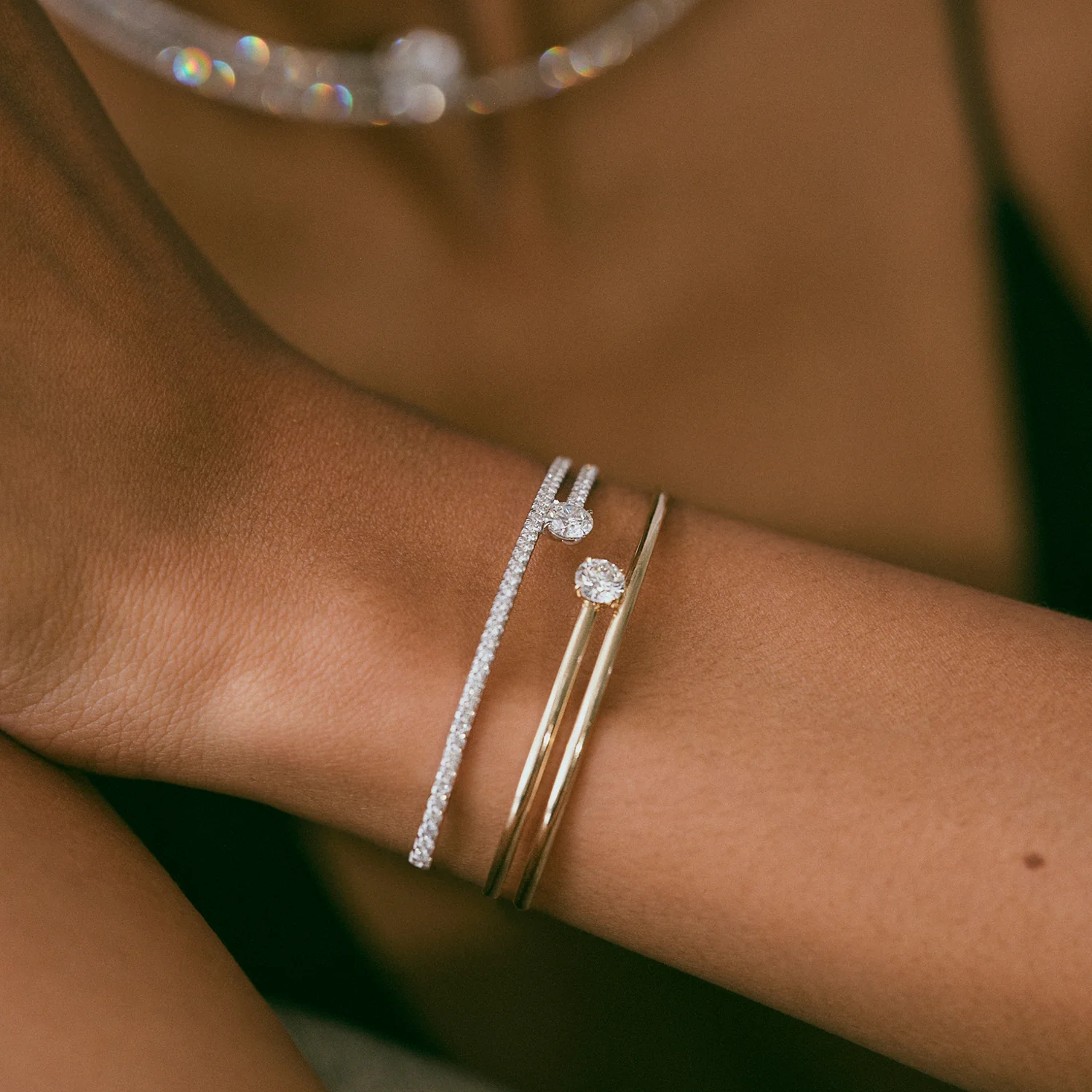 Pave Bangle and A Half - Image 3